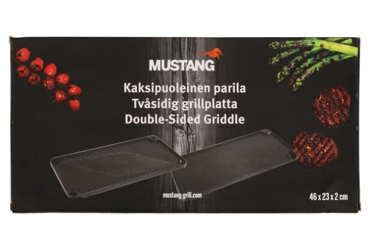 Двухсторонняя квадратная кковородка гриль Mustang (182659)