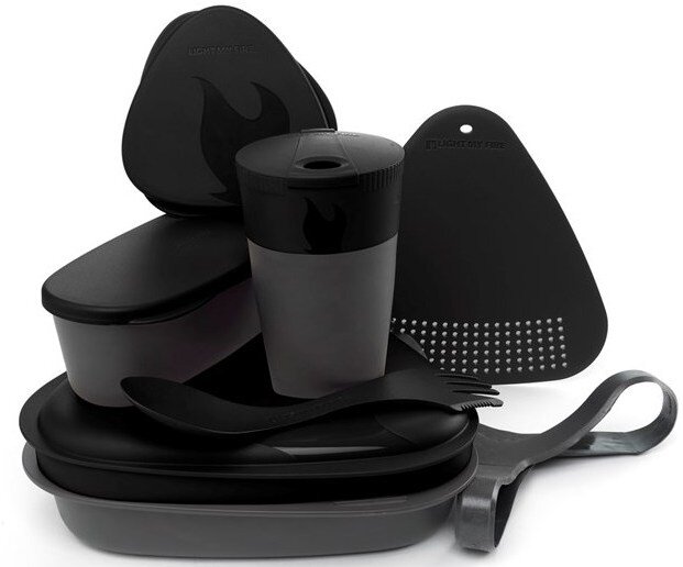 Набор посуды Light My Fire " MealKit 2.0" (8 предм.) - черный