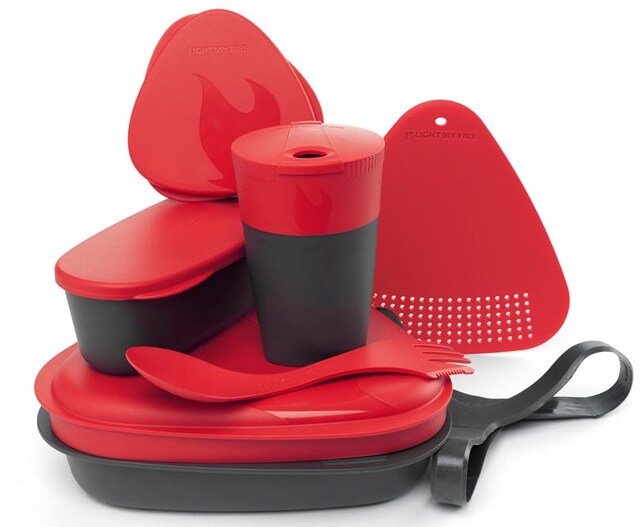 Набор посуды Light My Fire " MealKit 2.0" (8 предм.) - красный