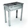 Высокий мангал на ножках Grillux Viking, сталь 3 мм, крышка, решетки