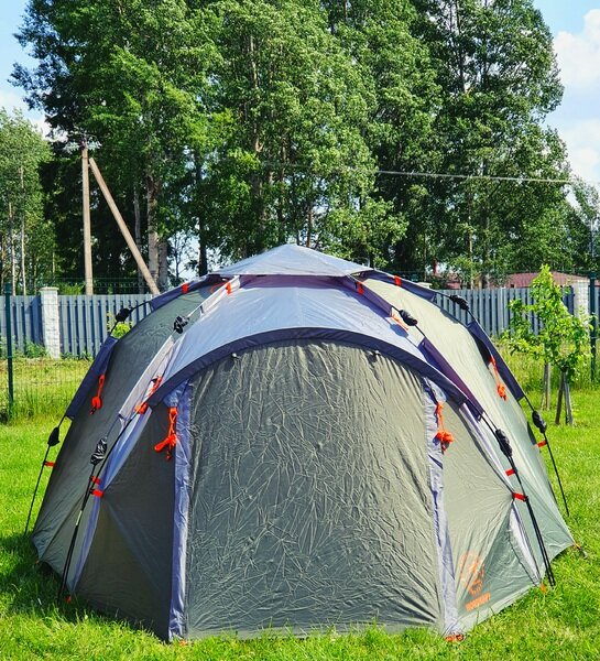Кемпинговая 4-х местная палатка автомат с тамбуром Avi-Outdoor Suoma 4 (AV-5896) Кемпинговая 4-х местная палатка автомат с тамбуром Avi-Outdoor Suoma 4 (AV-5896)