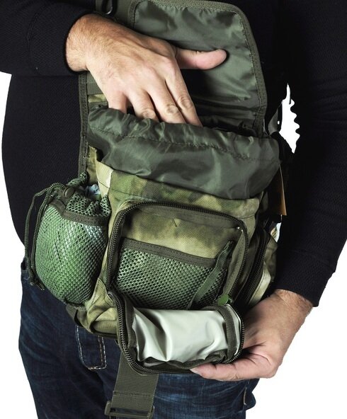 Сумка рюкзак походная через плечо Avi-Outdoor Ordka Masoy Black 373 (5 л)