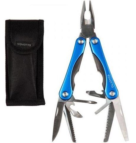 Мультиинструмент Savotta Multi-tool,12 функций (черный)