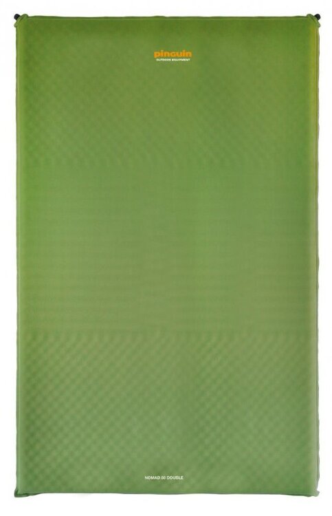 Коврик самонадувающийся двуспальный PINGUIN Nomad 50 Double 198*130 см (зеленый)