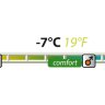 Трехсезонный спальный мешок до -25 градусов Pinguin Topas CCS 195 см (синий)