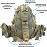 Однолямочный тактический рюкзак для охоты Avi-Outdoor Seiland Green Smoke 267 (38 л) Однолямочный тактический рюкзак для охоты Avi-Outdoor Seiland Green Smoke 267 (38 л)
