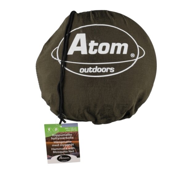 Туристический гамак с москитной сеткой Atom Outdoors 327470 (120*240 см)