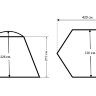 Москитный садовый шатер с сеткой и шторами Avi-Outdoor Moskito Sharer шерстигранный